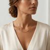 Wind Stainless Steel Side Wearing Bow Necklace Female, Elegant Design Sense Female Collarbone Chain Nc-2440