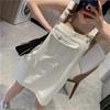 Oversize Women Denim Suspender Strap Dresses Summer Sleeveless Loose Casual Short Dress Female Versatile Sundress