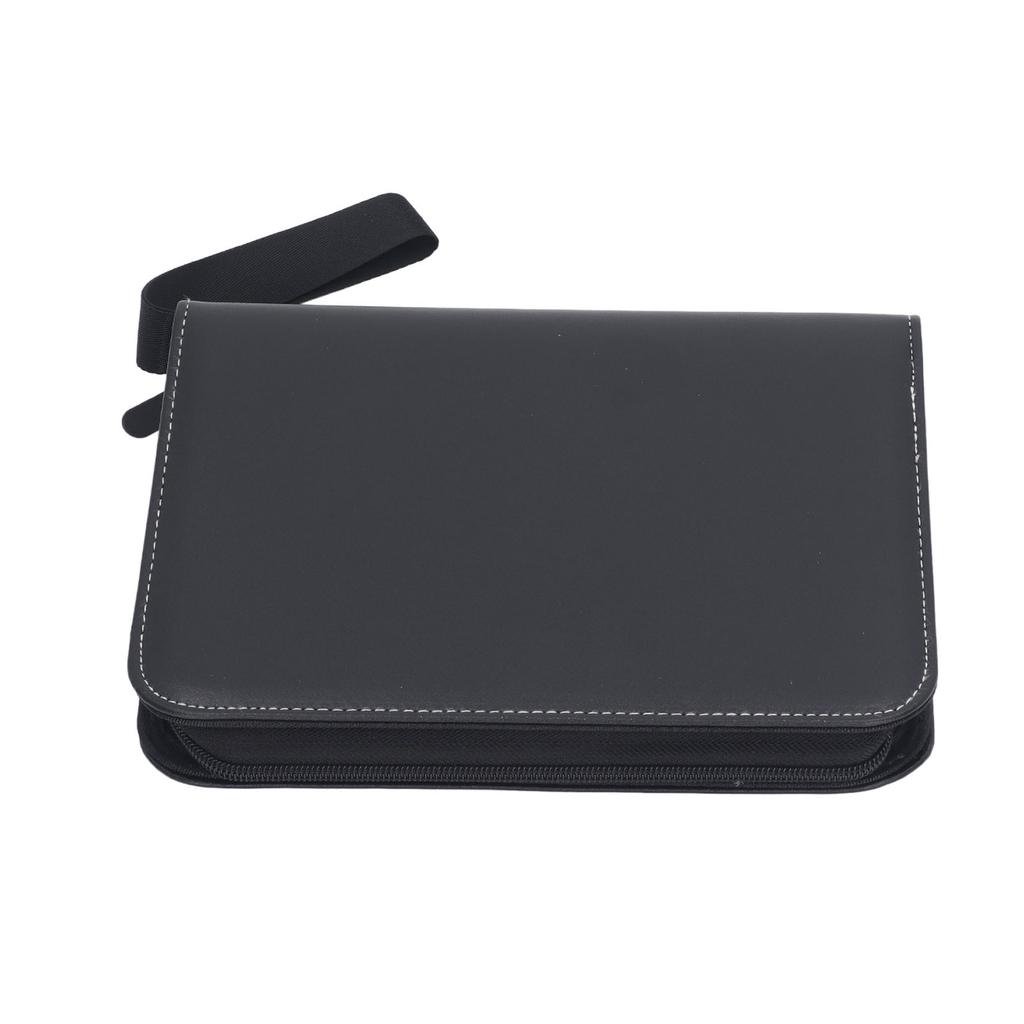 Sammelkartenordner 4 Fächer 50 Klarsichthüllen Reißverschluss verhindert Knicken Sammelkartenalbum