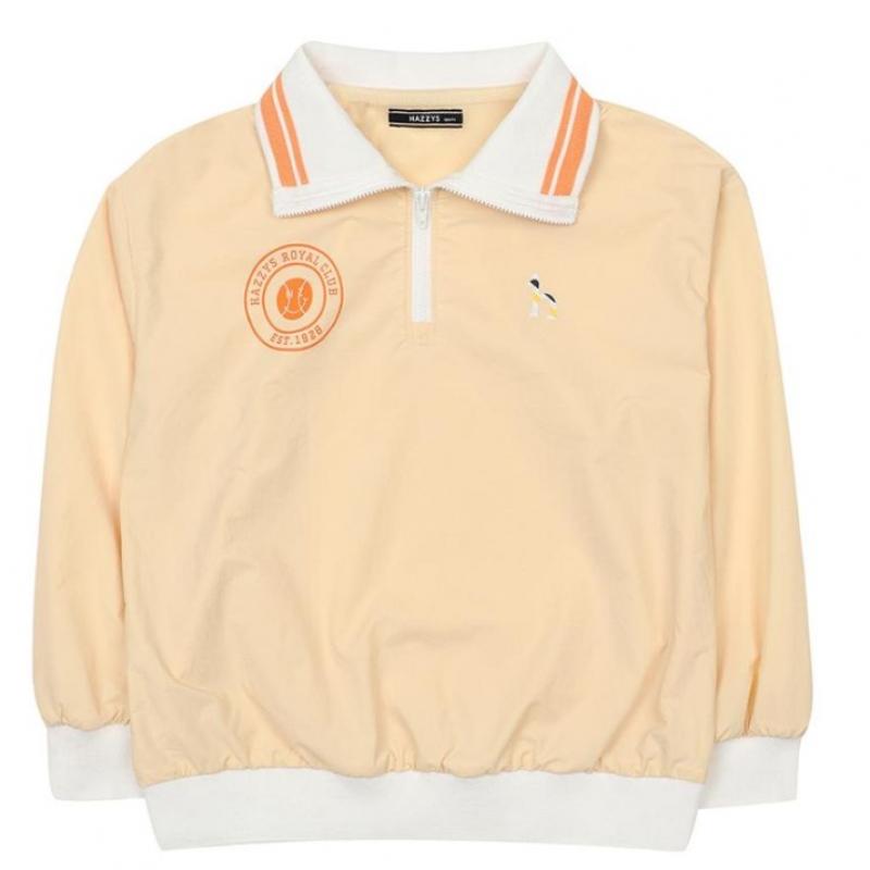 [Hedges Kids] Fustă anorak hibridă Hedges Skies, portocalie, partea de sus și de jos 