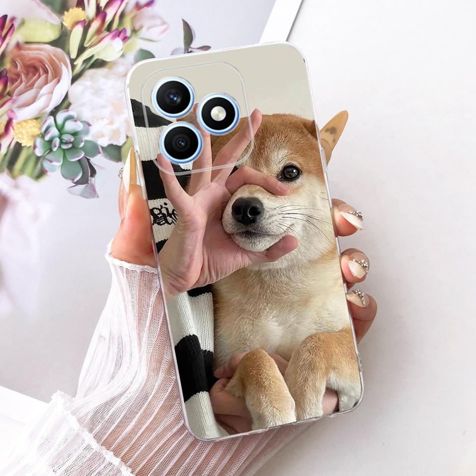 For Honor X8d 4G Case Cool Fashion Painted Cover 6.77'' Soft Silicone Phone Case For Honor X8d X 8d HonorX8d 4G Back Cover Coque
