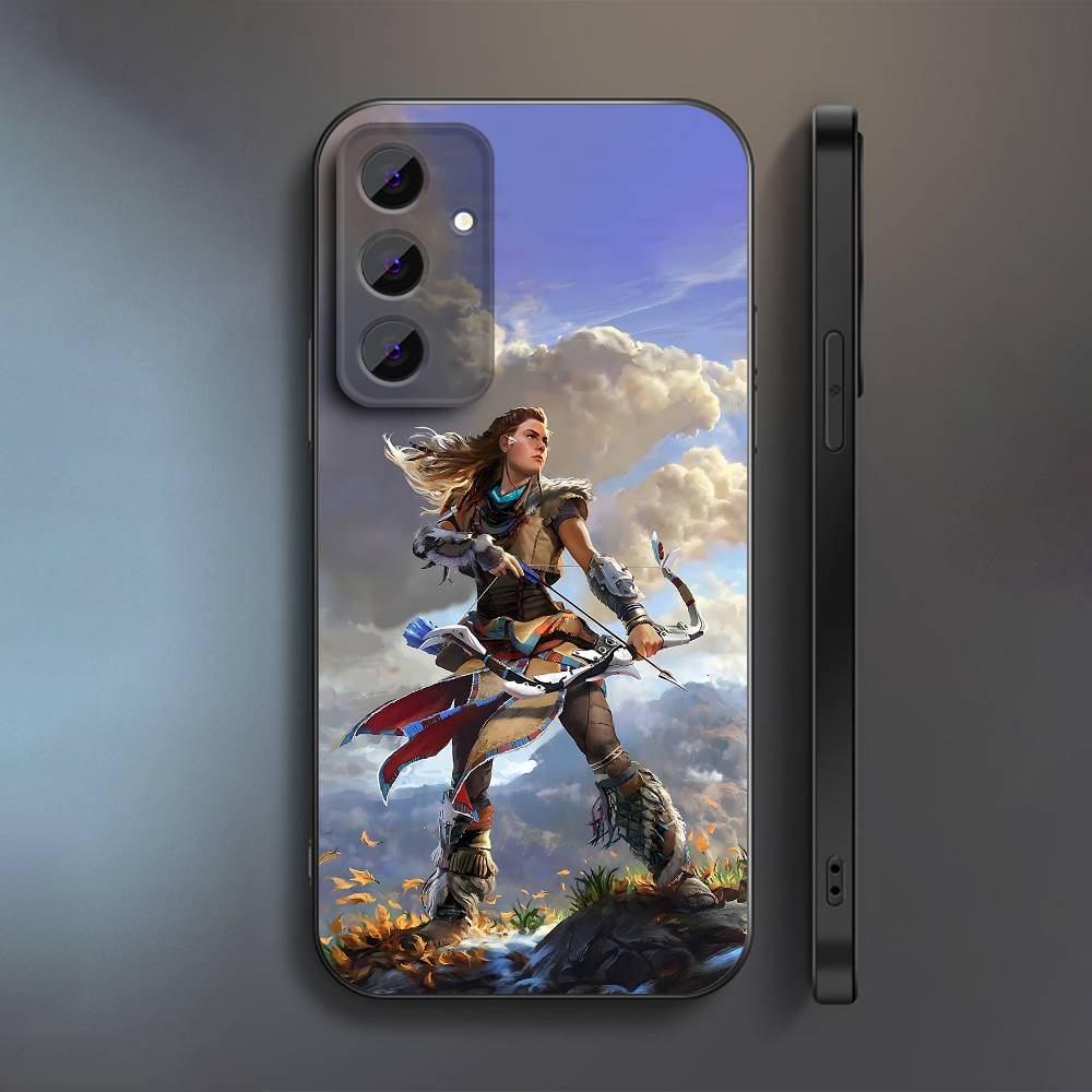 H-Horizon Forbidden West Aloy Phone Case For Samsung S22,S24,S20,S25,S23,S30,S26,Ultra,Plus,5G ,Fe,Lite Black Cover