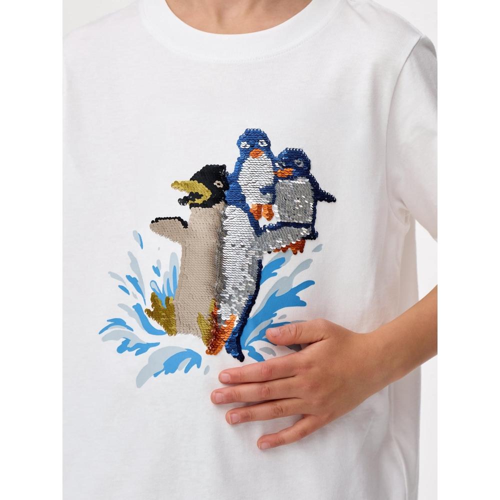 Gu By Uniqlo Kids  Unisex  Sequin T  penGuin  +e