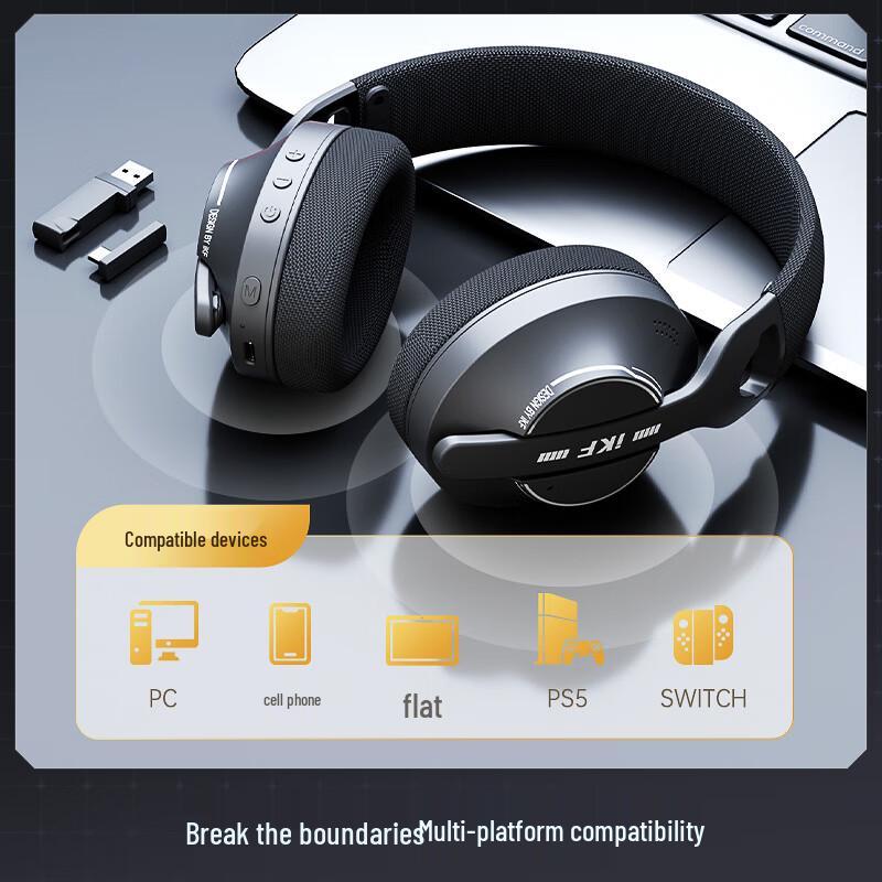 iKF V1 Tri-Mode Wireless Gaming Headset