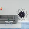 Festival Treasure Basin Ornament And Flower Shaped Acrylic Wall Clock for Bedroom Housewarming Gift