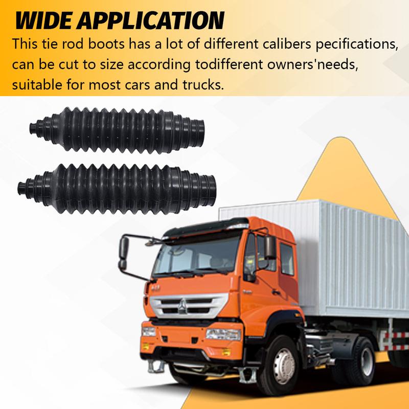 Universal Silicone Rack Pinion Steering Gaiter Pinion Boots+Cable Ties+Clamp Kit For Rack Steering Boot Gaiter And Pinion Boot