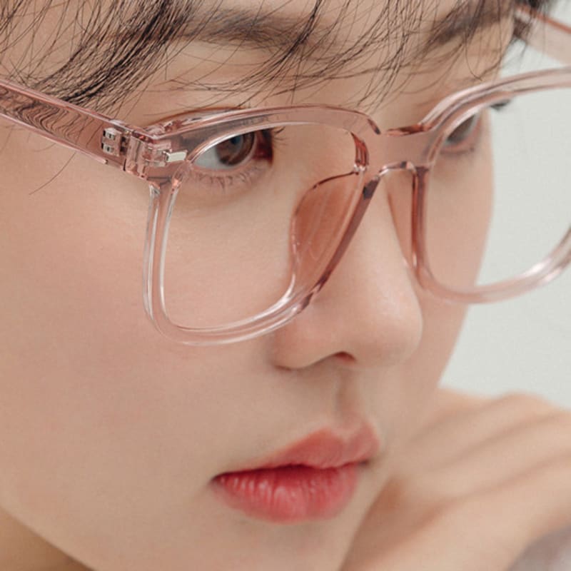 

134MM Basic Square Round Blue Light Transparent Brown S000780 FREE