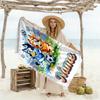 Halloween Friends Personalized Name Beach Towel Soft Durable Quick-Dry Suitable for Swimming Gym Camping Yoga Vacation