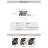 Light Luxury Sequined Small Bag Women's Shoulder Bucket Bag Denim Blue Chain Messenger Bag