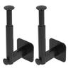 2pcs Hat Rack Retractable 15‑20 Hats   L Shaped Hooks Adhesive No Punching Baseball   Storage Rack for Home Kitchen Bedroom