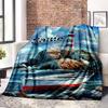 Sea Tower Customize Your Name Blanket Used For Chair Office Sofa Bed Camping Soft And Warm Giving Friends And Relatives Birthday Graduation Gift