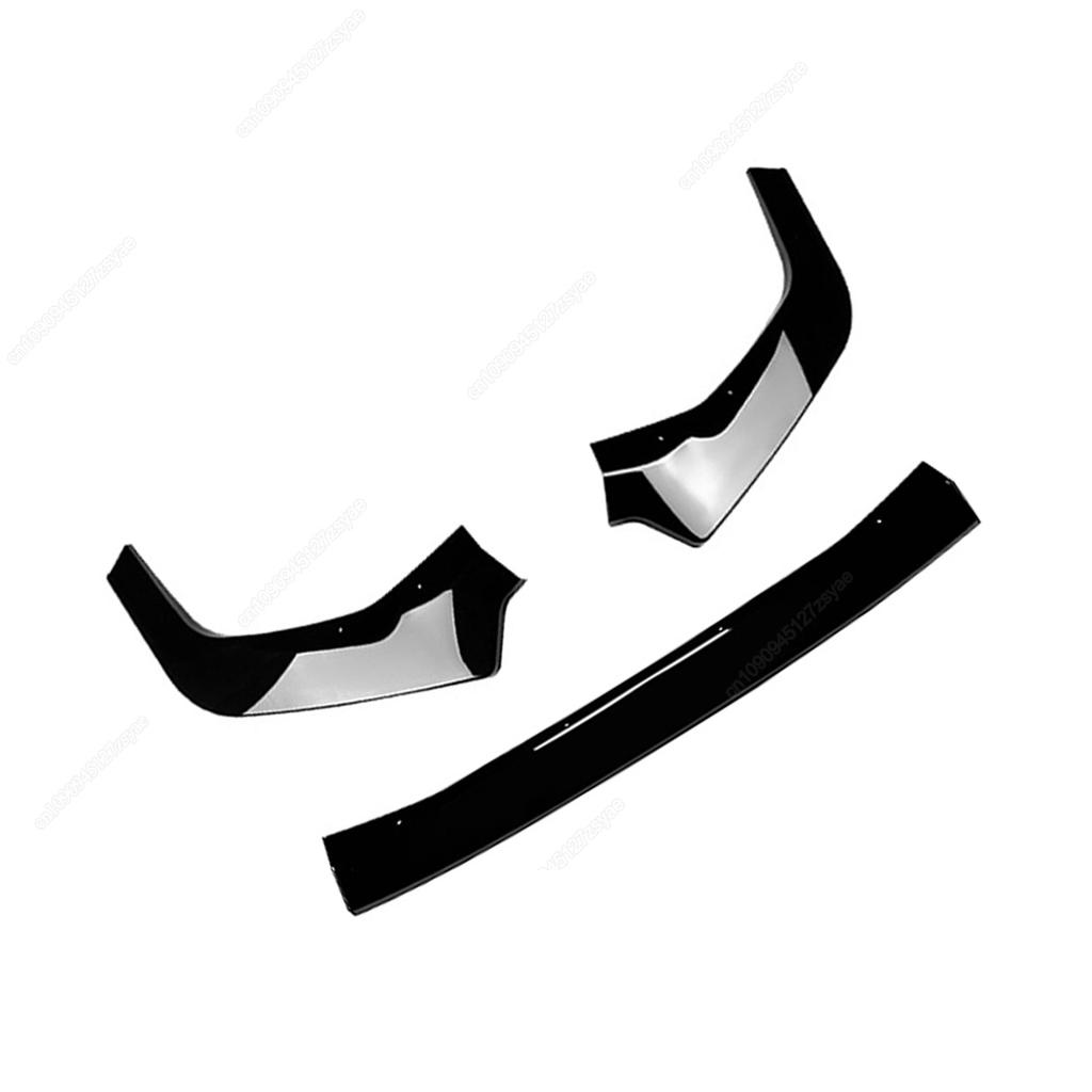3 Stück Auto Frontstoßstange Lippe Spoiler Splitter Diffusor für Subaru WRX STI VB 2022-2025+ ABS Glänzend Schwarz Bodykits Tuning