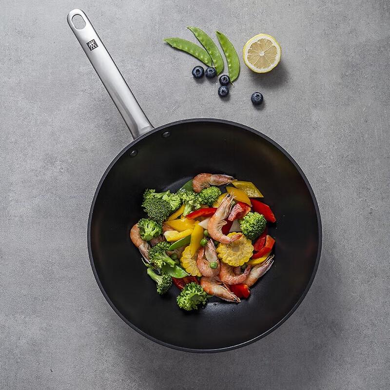 ZWILLING Enjoy 30cm 304 Stainless Steel Wok with Spatula