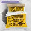 3pcs Duvet Cover Set (1*Duvet Cover + 2*Pillowcase, Without Core), Iota Phi Theta Print Bedding Set, Bedroom Decor, All‑Season, Birthday Gift
