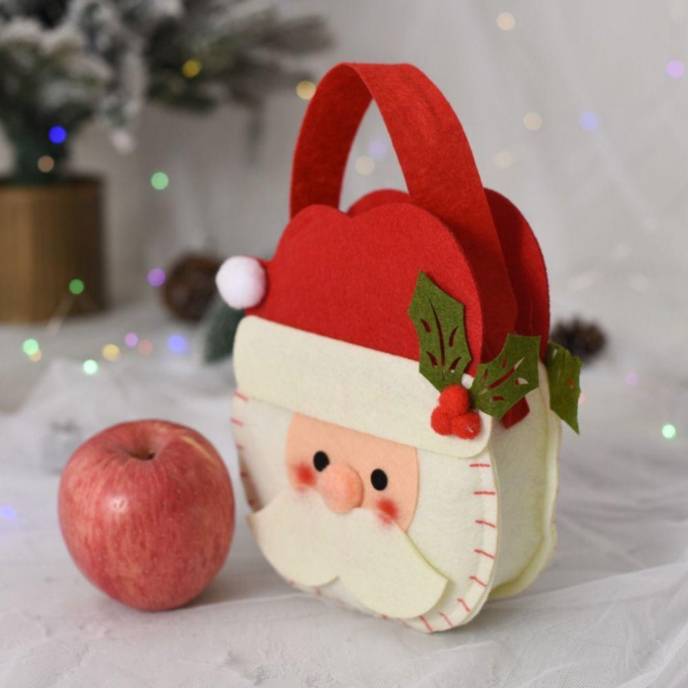 Bag For Children Kids Christmas Tree Decoration Christmas Gifts Bag Tote Bag Candy Bag Gift Pouch