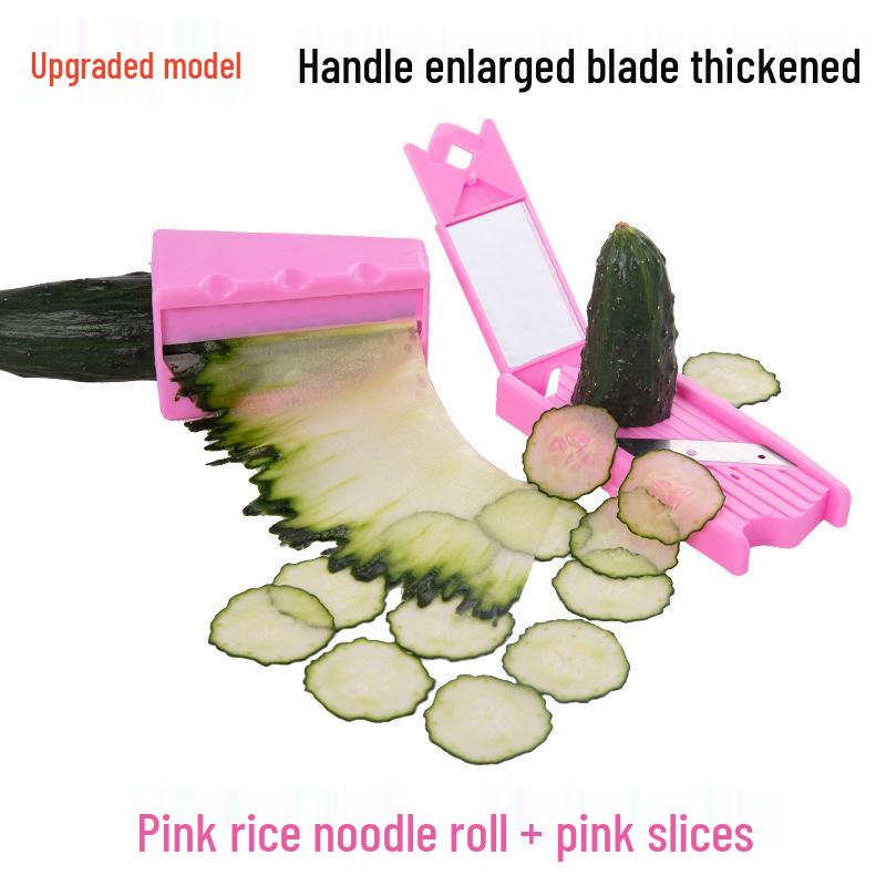 Green Cucumber Slicer & Shaping Peeler for Beauty Masks