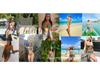 Women's Seamless Low-Waist Triangle Thong Swim Trunks - Breathable, Solid Color