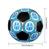 1PC  OM Size 5 Soccer Ball PrahaIndoor Soccer Ball Colorful All Ages Machine Stitched PVC Competition Ready Durable High-Bounce