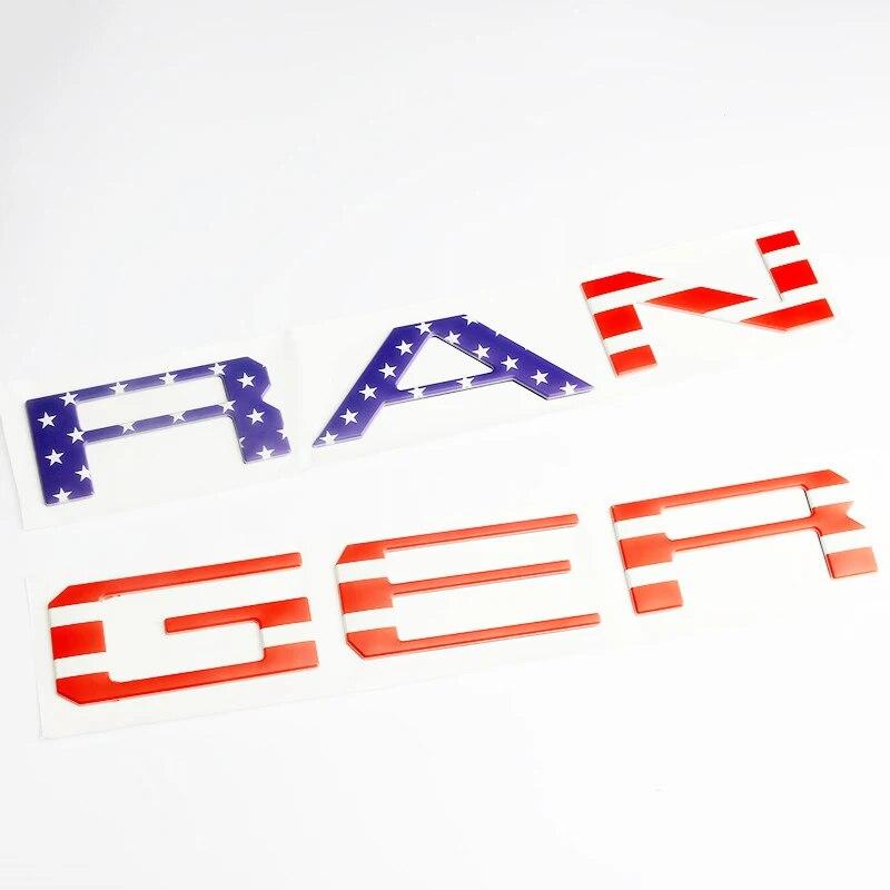 Автомобиль 3D ABS задний багажник багажника буквы логотип значок эмблема наклейки Стайлинг наклейка для Ford RANGER Wildtrack пикап аксессуары A