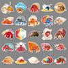 50 Hermit Crab Graffiti Stickers Personalized Cartoon Marine Life Creative Decorative Mobile Phone Case Water Cup Stickers