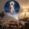5 Replaceable Lenses Projector Lamp Hd Effect Flexible Stent Lihgt Perfect For Church Home Religious Decoration