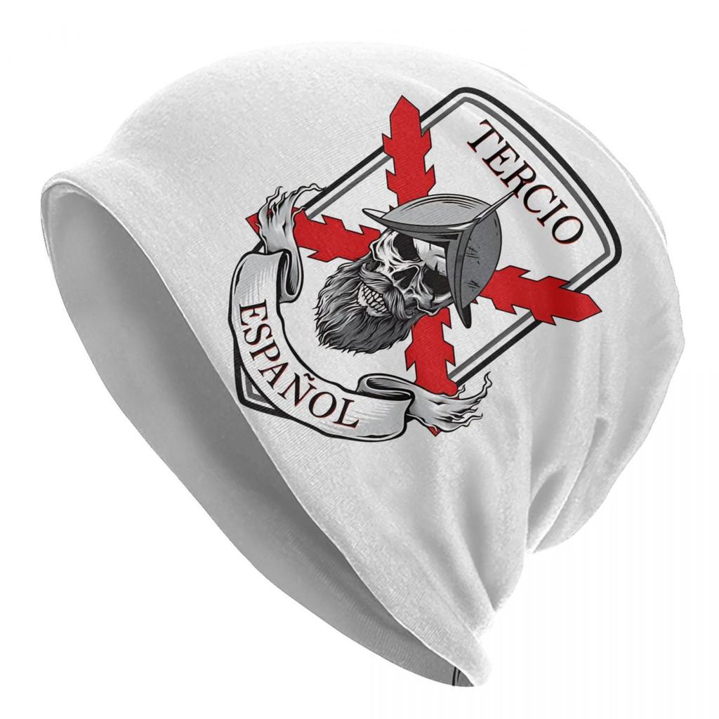 Spanish Burgundy Cross Bonnet Hats Autumn Winter Outdoor Skullies Beanies Hat Unisex Spring Thermal Elastic Cap