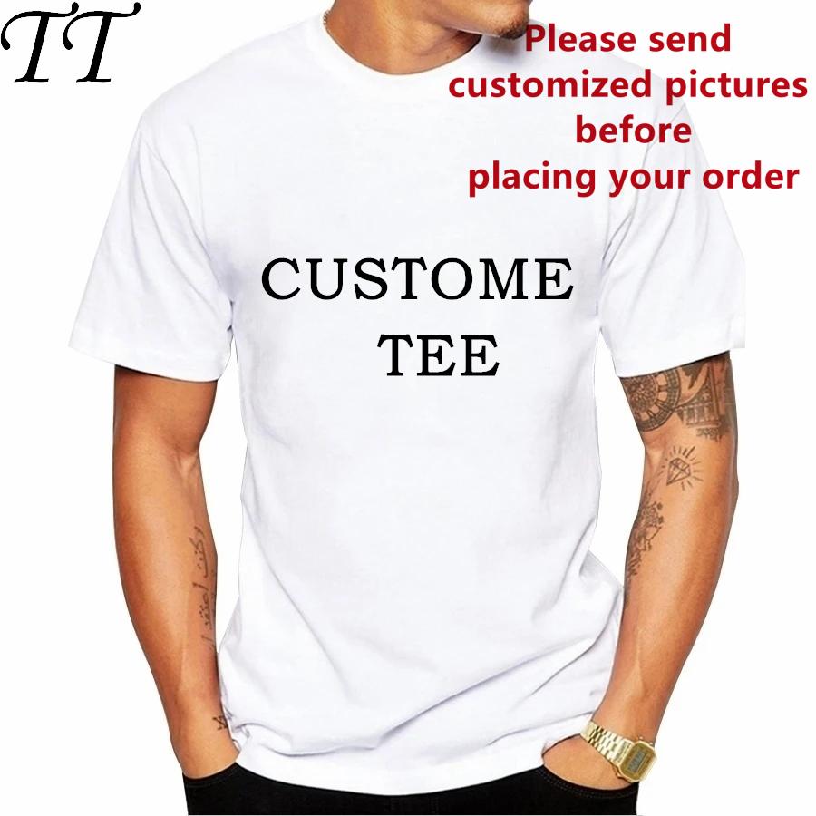 

Summer Custom tshirt Logo Photo Print Men Women Kids Personalized Team Family Customized Printed Promotion Apparel Camisa Tees 4XL