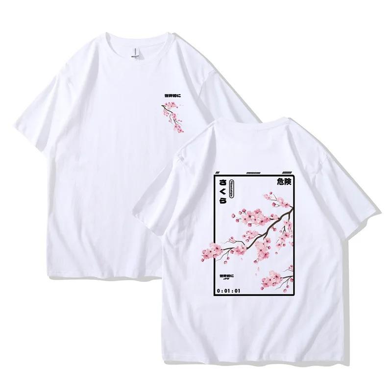 2026 Summer Japanese Cartoon Harajuku Tshirt Printed Unisexs Street Short Sleeved Sports Tshirt S