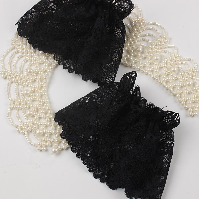 Korean Style Lace Arm Sleeve Covers for Women - Conceals Scars & Tattoos, Short Sleeve Wristlets & Gloves.