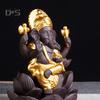Trendshome Decor Lord Ganesha Indie Sloní bůh zpětné proudění kadidelnice držák kadidelnice dárek