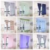 Durable Polyester Blackout Window Curtain With Fun Cartoon Plant Pattern For Home Use