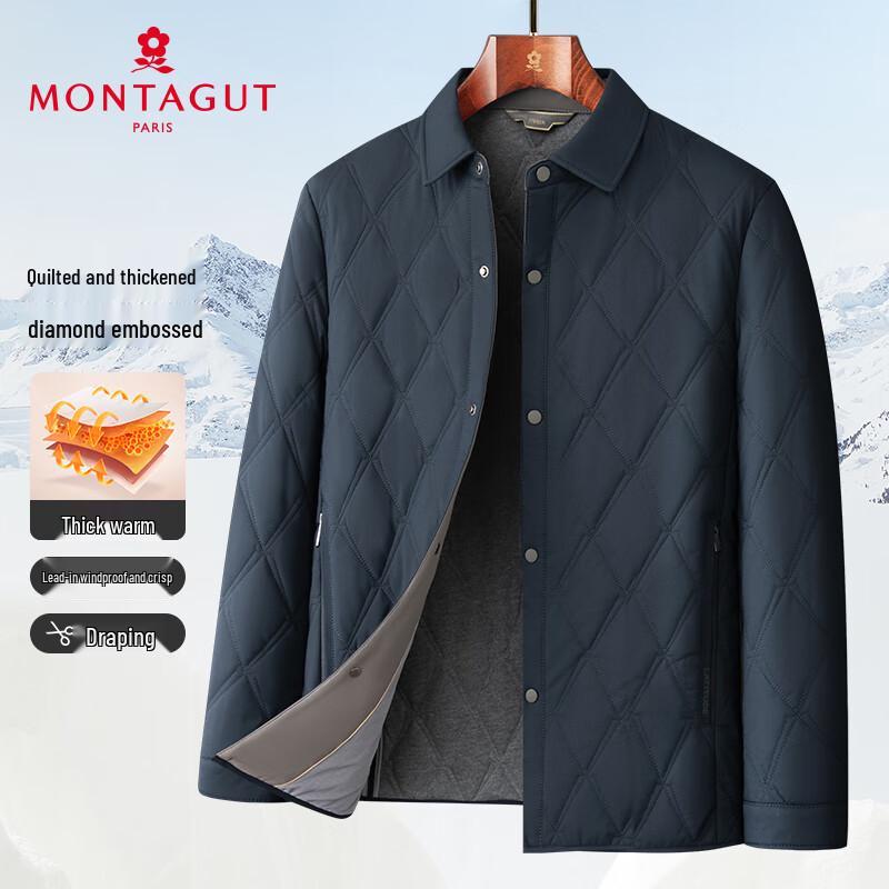 

MONTAGUT Men s Winter Collared Business Padded Jacket L (50)