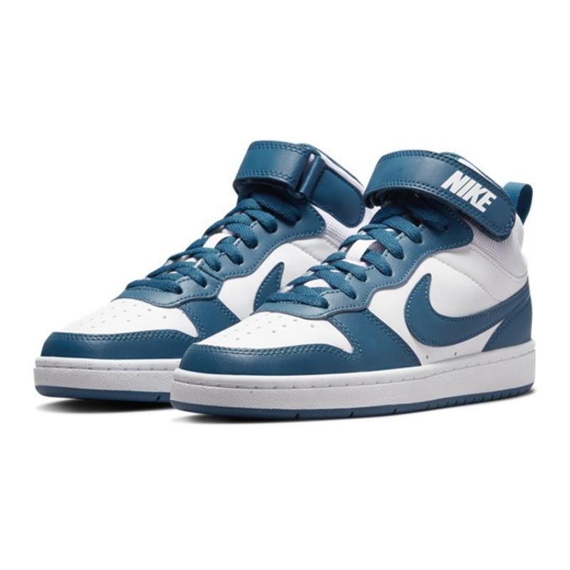 Nike Court Borough Mid 2 White Marina GS Sneakers CD7782-108