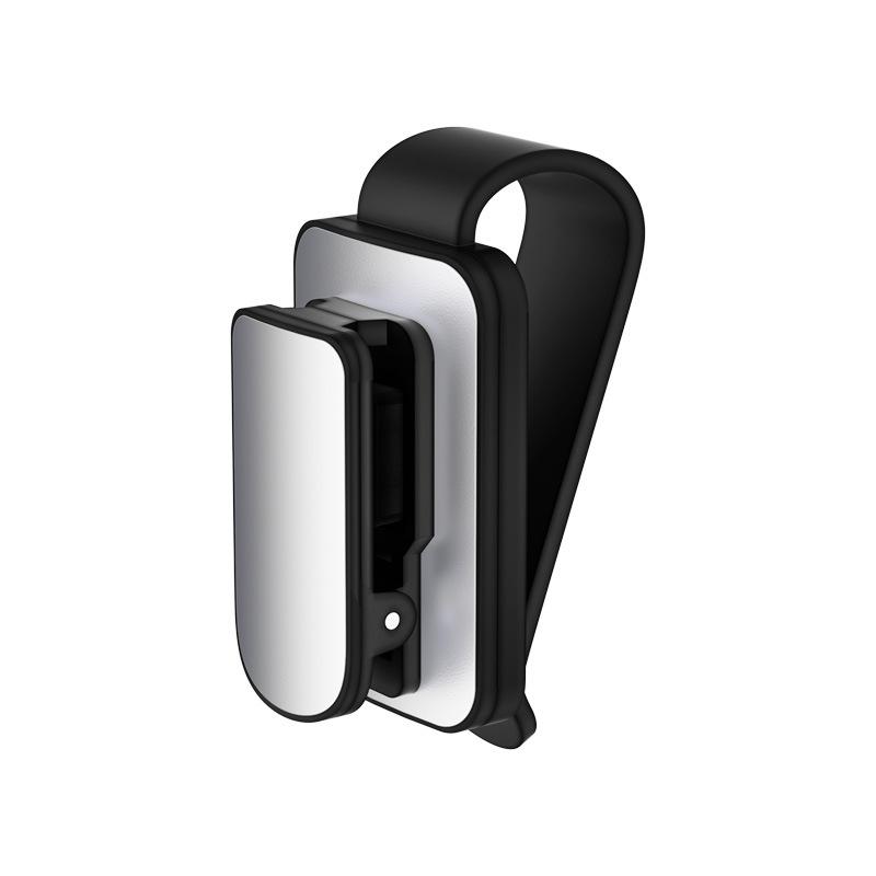 1pv Metal Car Sunglasses Holder, Multi-Purpose Sun Visor Clip for Tickets/Cards, Auto Interior Organizer