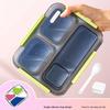 1200ml Bento Box Compartment Lunch Box with Lid Dipping Box Salad Fruit Lunch Box Office Worker Picnic Food Storage Containers