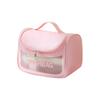 Large Capacity Transparent PVC Makeup Bag - Portable, Waterproof Travel & Swim Wash Bag