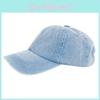 Stylish Denim Cotton Baseball Cap Wide Brim Sun Protection Hat For Women Teens