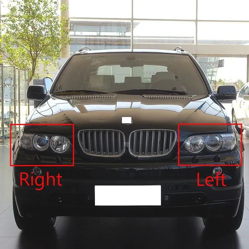 For BMW X5 E53 2004-2006 Car Styling Headlight Glass Headlight Lens Shell Cover Replacement