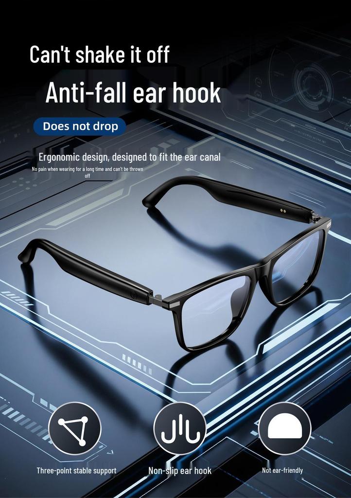 AI Smart Glasses GS20: Music, Calls, UV Protection, Photochromic, Sports, Translation, Bluetooth.