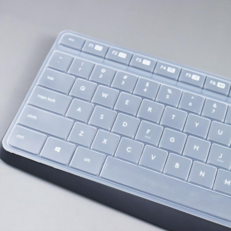 Silicone Keyboards Protectors Cover for K235 K375 MK235 MK315 Laptop Dust and Spill Resistant Transparents Film