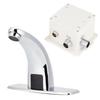 G1/2in Automatic Sensor Faucet Single Water Inlet Water Tap with Control Box for Home Use