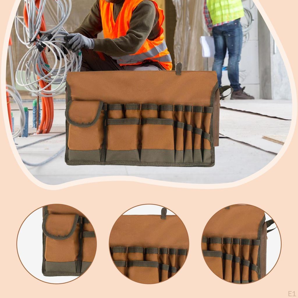 Bucket Tool Organizer with Pockets Men Portable Versatile for 5 Gallon Garden Storage