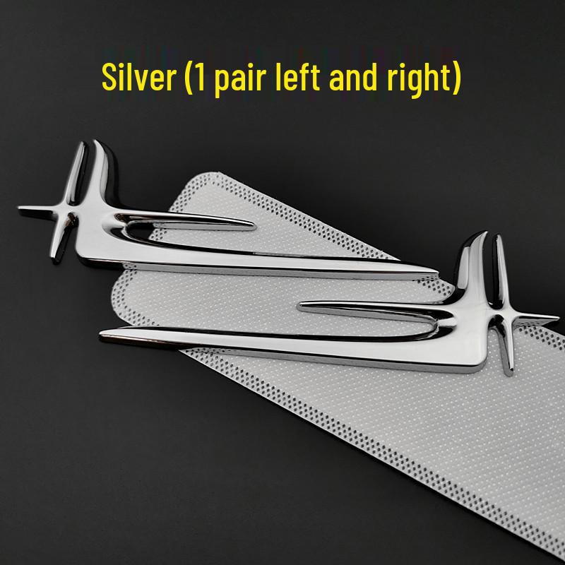 Adesivo Decorativo de Metal para Lateral de Carro Mercedes-Benz Classe C/Classe E