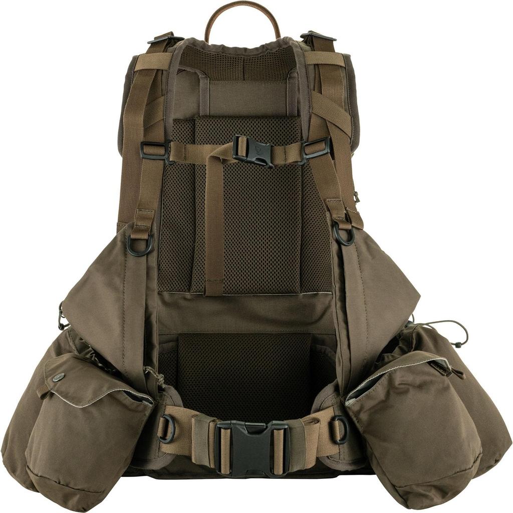 FJALL RAVEN Lappland Vest Pack Backpack - Multifunctional, Game Pocket, Bottle Pocket, 23200279, Unisex, Dark Olive