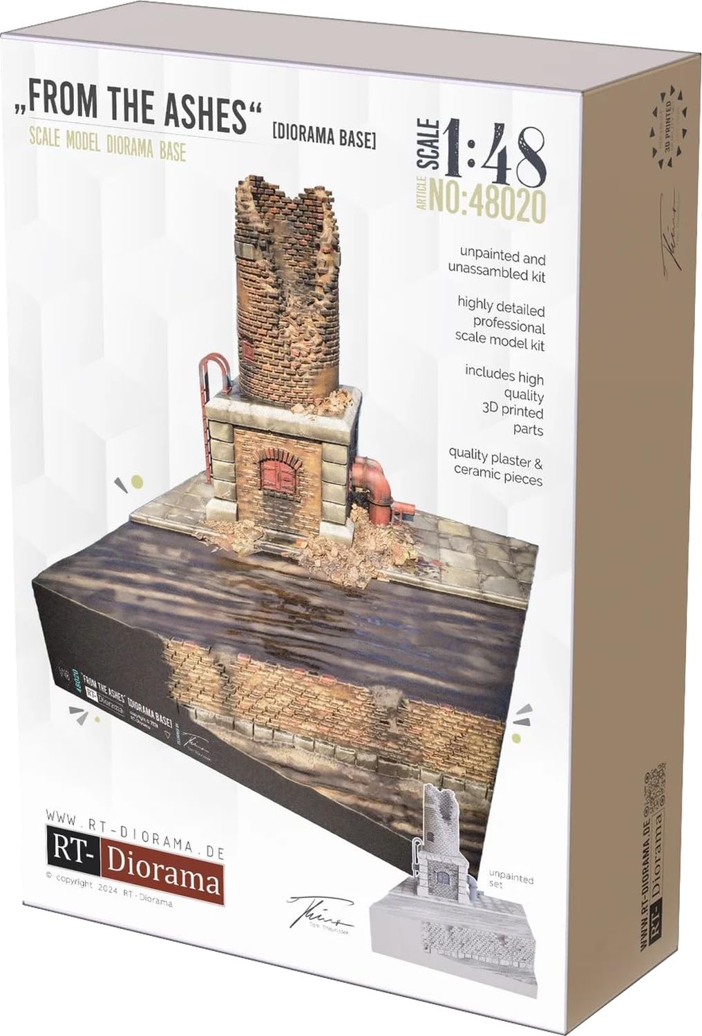 

RT Diorama Diorama Base Series From the Ashes Diorama Base RTD48020 1/48 (Scenery)