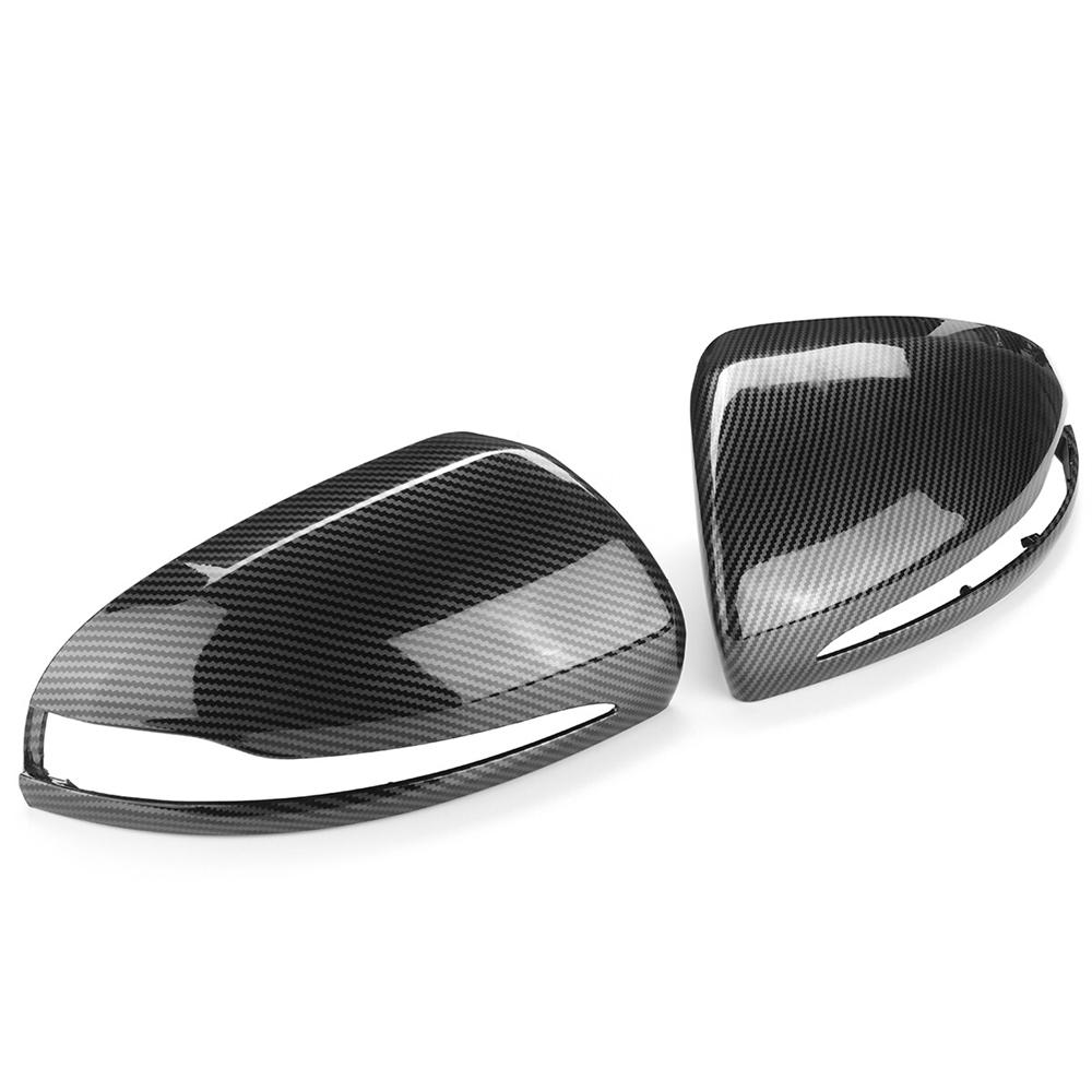 Tampas de Espelho com Acabamento em Fibra de Carbono Para Mercedes Benz W205 X253 W213 W222 2016-2020