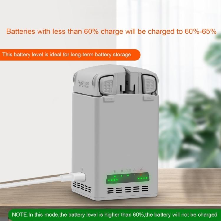 Double Slot 65W Chargers For Lito1/X1 Batteries Efficient Charging Dock Temperature Control Storage Mode Support