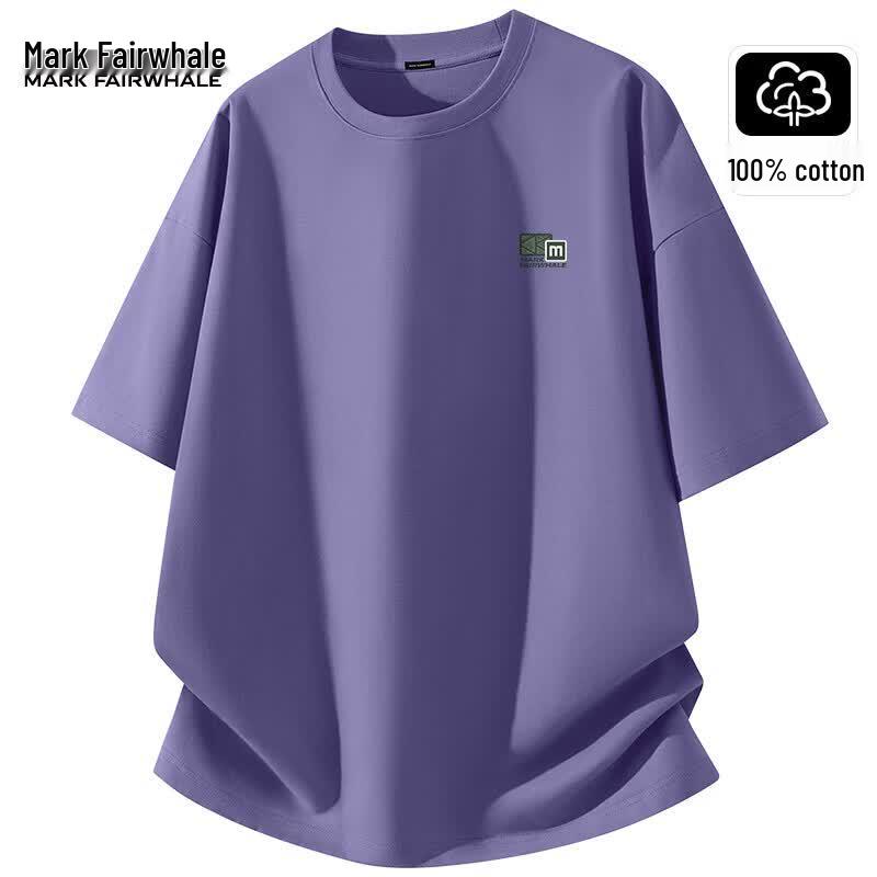Mark Fairwhale Men's 2026 Summer Loose Cotton T-Shirt