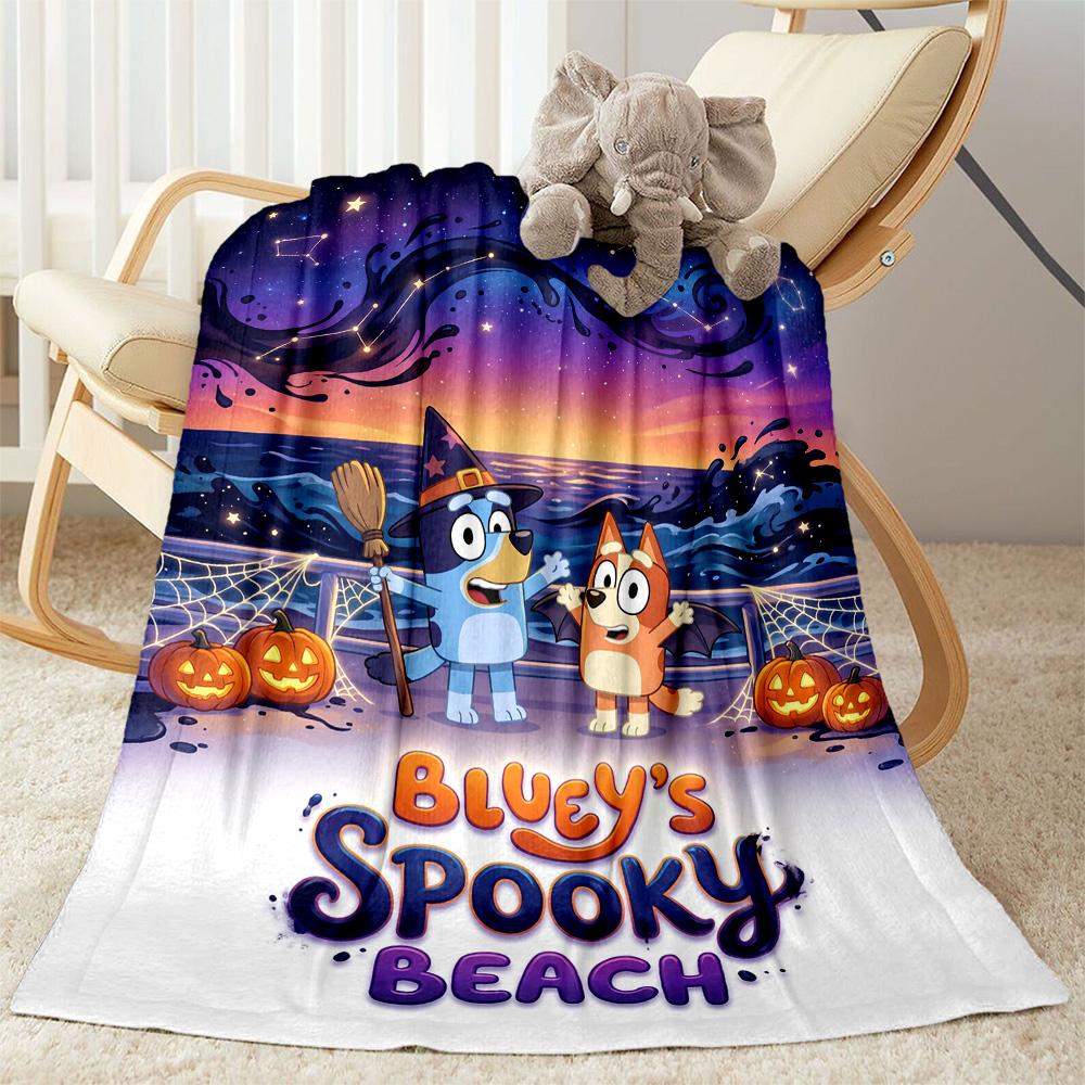 Halloween Costume Parade Personalized Name Blanket Multi-purpose Personalized Blanket Soft & Cozy Perfect for Seaside Office Bed Living Room