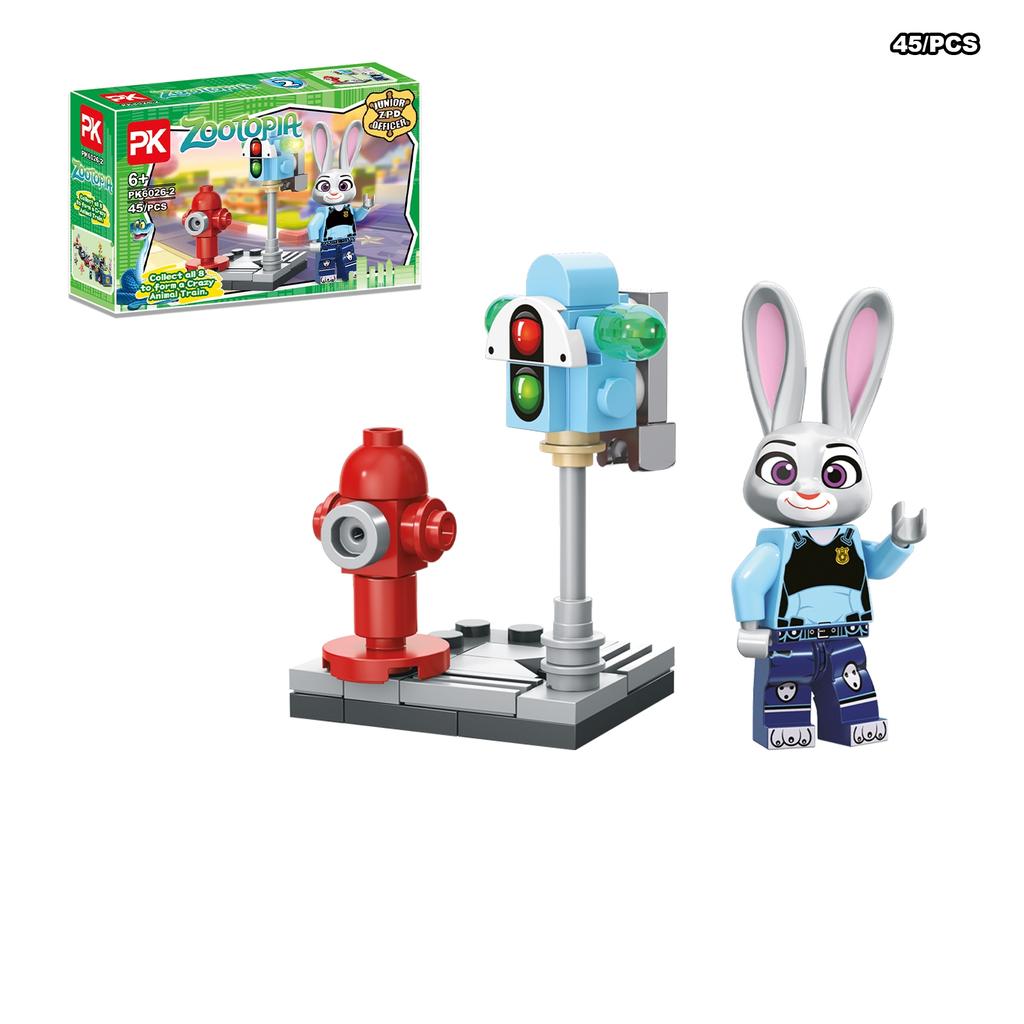 Zootopia 2 Building Blocks Set Judy Rabbit Nick Fox Series Anime Figurine Brick for Kids Christmas Birthday Toys Gifts Blind Box